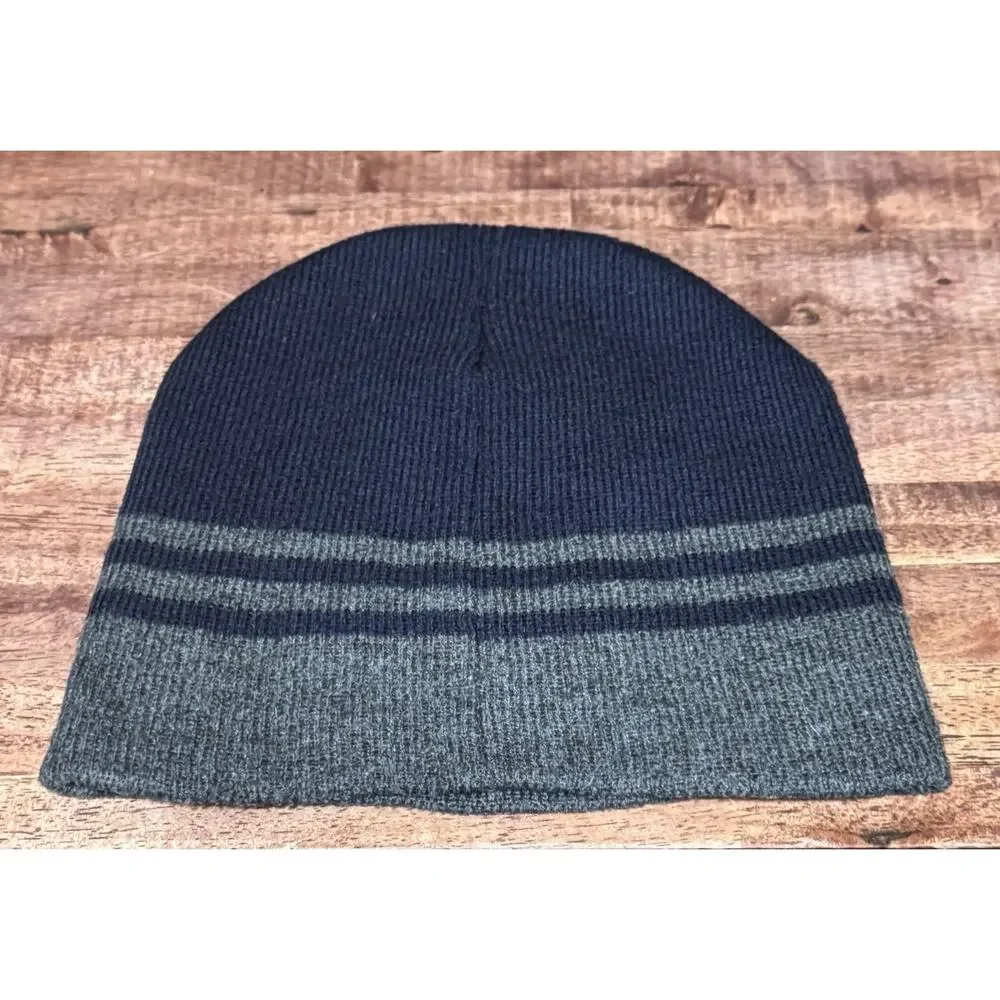 LogoFit Notre Dame Beanie Adult OS Navy Embroidered Skull Cap Hat